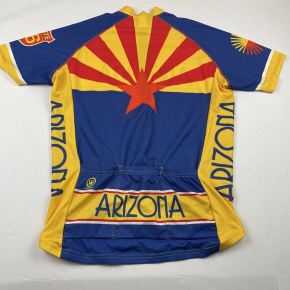 Canari Arizona Cycling Jersey Men’s L Full Zip Short Sleeve Bike Shirt Route 66 - Picture 3 of 11